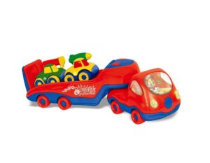 DISNEY TRANSPORTADOR C/2 AUTOS FRICCION LUZ SONIDOS COD 2021 - Imagen 2