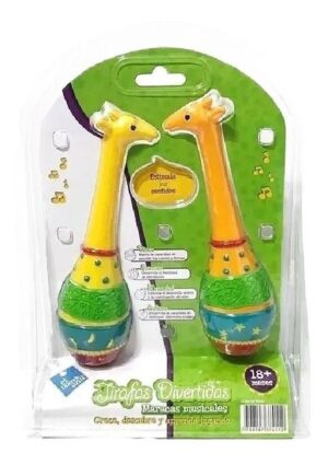 EL DUENDE AZUL JIRAFAS DIVERTIDAS MARACAS MUSICALES COD 6153 - Imagen 3