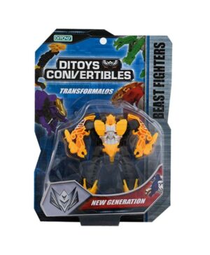 ROBOT CONVERTIBLE TRANSFORM BEAST FIGHTERS COD 2404 AMARILLO