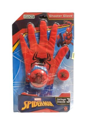 SPIDERMAN SHOOTER GLOVE GUANTE CON 3 DISCOS COD 2609