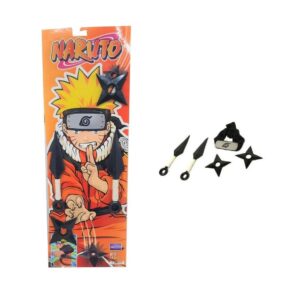 SET NARUTO SHIPPUDEN 2 KUNAI 2 ESTRELLAS Y VINCHA COD 8131 - Imagen 2