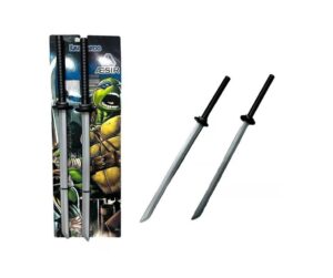 TORTUGA NINJA ARMA ESPADA X 2 PLASTICO LEONARDO COD 8141 - Imagen 4