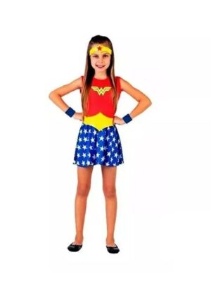 BATMAN CORE DISFRAZ MUJER MARAVILLA TALLE 1 COD 16681 - Imagen 2
