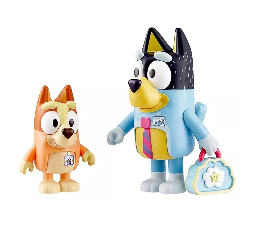 BLUEY FIGURA ARTICULADA BLISTER X 2 COD 13082 BANDIT & BINGO - Imagen 2