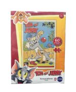 PUZZLE PERSONAJES SURTIDOS 60 PIEZAS VULCANITA COD 1740 TOM Y JERRY