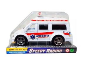 CAMIONETA A FRICCION AMBULANCIA POLICIA BOMBERO COD 2638 AMBU