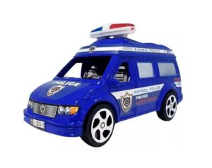 CAMIONETA A FRICCION AMBULANCIA POLICIA BOMBERO COD 2638 POLI - Imagen 2