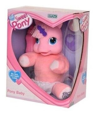 MY SWEET PONY BABY PELUCHE CON SONIDO RIE LLORA COD 1328 - Imagen 2