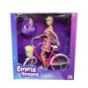 MUÑECA EMMA DREAMS CON BICICLETA COD SUR1006 RUBIA