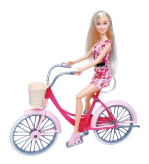 MUÑECA EMMA DREAMS CON BICICLETA COD SUR1006 RUBIA - Imagen 2