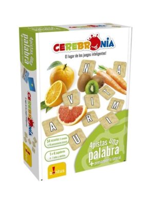JUEGO DE MESA CEREBRONIA 4 PISTAS UNA PALABRA BONTUS COD 653