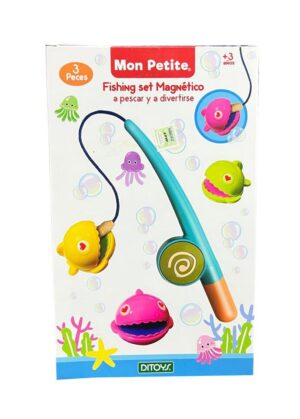 MON PETITE FISHING SET DE PESCA MAGENTICO COD 2661 - Imagen 3