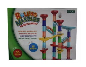 LABERINTO DE BOLITAS ROLLING MARBLES 50 PIEZAS COD 2738