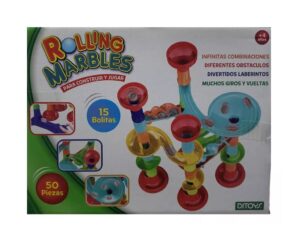 LABERINTO DE BOLITAS ROLLING MARBLES 50 PIEZAS COD 2738 - Imagen 3