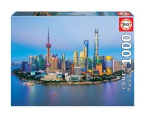 PUZZLE EDUCA X 1000 SHANGHAI AL ATARDECER COD 19254