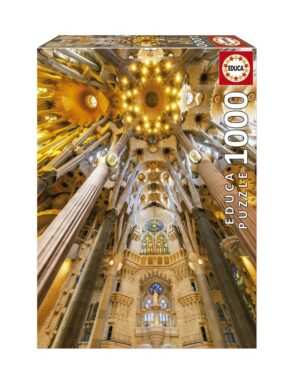 PUZZLE EDUCA X 1000 INTERIOR DE LA SAGRADA FAMILIA COD 19614