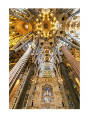 PUZZLE EDUCA X 1000 INTERIOR DE LA SAGRADA FAMILIA COD 19614 - Imagen 2
