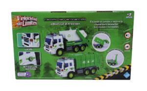 EL DUENDE AZUL CAMION RECOLECTOR CON LUZ Y SONIDO VR2 6471 VOLQUETE - Imagen 3