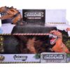 DINOSAURIO T-REXCON LUZ SONIDO Y MOVIMIENTO COD 6664 MARRON