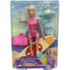 MUÑECA PALOMA SURFISTA 30 CM CON ACCESORIOS COD 7737 ROSA