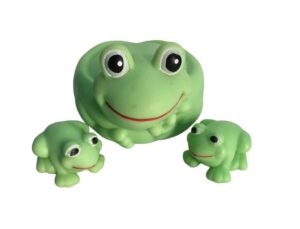 SET JUEGO ANIMALITOS DE GOMA PARA BANO COD 940 RANITA - Imagen 2