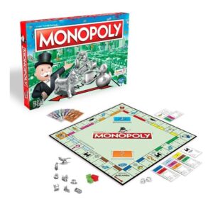 JUEGO DE MESA MONOPOLY CLASICO PZS METALICAS HASBRO COD C1009 - Imagen 3