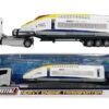 TEAMSTERZ CAMION TRANSPORTADOR MOTOR PESADO COD 14117 GRIS - Imagen 3