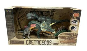 CRETACEOUS SET DE DINOSAURIOS X 4 PARTES MOVILES VR2 99550 MODELO 02