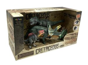 CRETACEOUS SET DE DINOSAURIOS X 4 PARTES MOVILES VR2 99550 MODELO 02 - Imagen 2