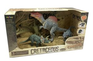 CRETACEOUS SET DE DINOSAURIOS X 4 PARTES MOVILES VR1 99550 MODELO 01 - Imagen 2