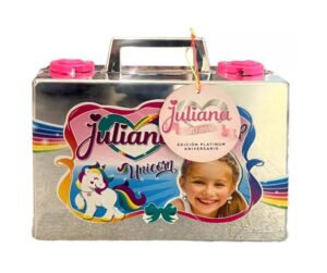 JULIANA VALIJA MAKE UP UNICORNIO PLATINIUM  COD JUL117