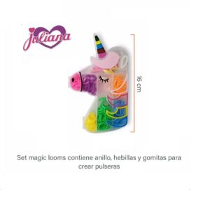 JULIANA I LOOVE UNICORNS MAGIC LOOMS COD JUL084 MOD 1 - Imagen 3