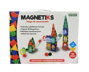 BLOQUES MAGNETICOS JUEGO DE CONSTRUCCION 42 PIEZAS COD 2735