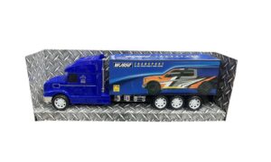 CAMION TRANSPORTADOR A FRICCION 42 CM COD 54642 AZUL - Imagen 3