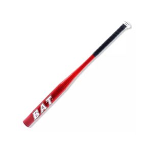 BATE DE ALUMINIO BASEBALL GRANDE CON PELOTA 83 CM COD 3070 ROJO - Imagen 2