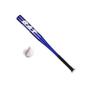 BATE DE ALUMINIO BASEBALL GRANDE CON PELOTA 83 CM COD 3070 AZUL