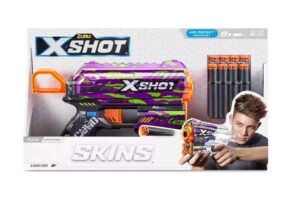 PISTOLA X-SHOT SKINS FLUX LANZA DARDOS VR5 7298 CRUCIFER