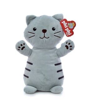 PELUCHE GATO PARADO 30 CM PHI PHI TOYS COD 5453 GRIS