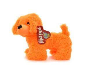 PELUCHE PERRITO COLORIDO 20 CM COD 4474 NARANJA