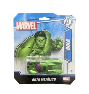 AVENGERS AUTO METALICO COLECCIONABLE COD 54876 HULK