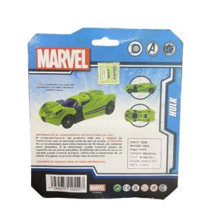 AVENGERS AUTO METALICO COLECCIONABLE COD 54876 HULK - Imagen 2