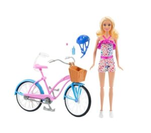 MUNECA BARBIE CON BICICLETA DIA DE PASEO COD HBY28 - Imagen 2