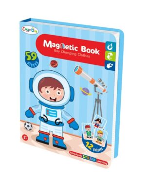 LIBRO MAGNETICO VESTIMENTAS NENE  59 PIEZAS COD IK0650