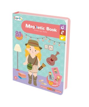 LIBRO MAGNETICO VISTE A TU MUÑECA  81 PIEZAS COD IK0645