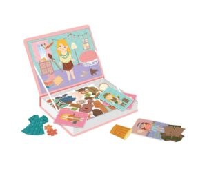 LIBRO MAGNETICO VISTE A TU MUÑECA  81 PIEZAS COD IK0645 - Imagen 2