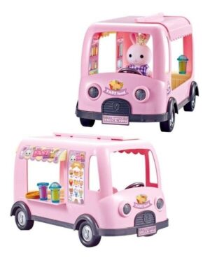 BUNNY BOUTIQUE FOOD TRUCK CAMION DE HELADOS VR1 2414 CAMION ROSA - Imagen 3