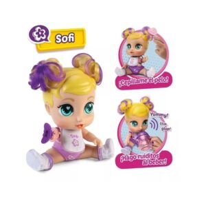 MUNECA SUPER CUTE PEQUENAS HEROINAS LUZ Y SONIDO COD SC013 SOFI - Imagen 3