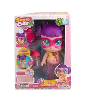 MUNECA SUPER CUTE PEQUENAS HEROINAS LUZ Y SONIDO COD SC013 SISI