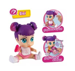 MUNECA SUPER CUTE PEQUENAS HEROINAS LUZ Y SONIDO COD SC013 SISI - Imagen 4