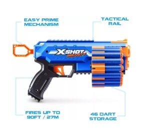 X-SHOT PISTOLA INSANITY MANIC LANZA DARDOS COD 7474 - Imagen 4